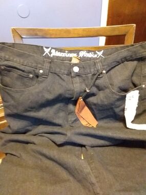 Relaxed Black Men's Jeans Shorts